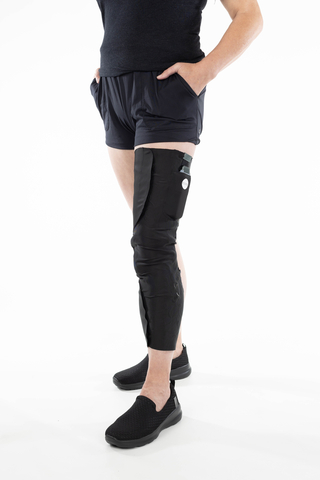 Cionic Neural Sleeve™ has been granted FDA clearance for functional electrical stimulation to assist in gait for people with foot drop and leg muscle weakness. (Photo: Business Wire)