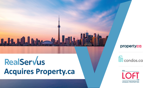 RealServus Acquires Property.ca (Graphic: Business Wire)
