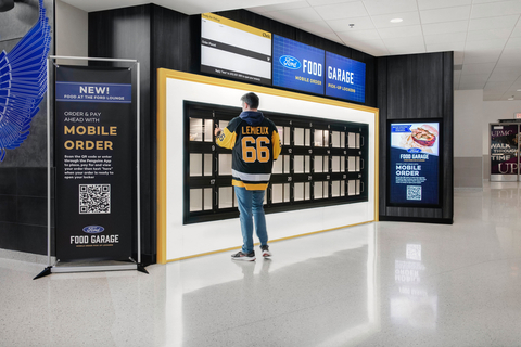 Dual-chamber, temperature-controlled food lockers located at the Ford Food Garage in Section 115 at PPG Paints Arena. (Photo: Business Wire)