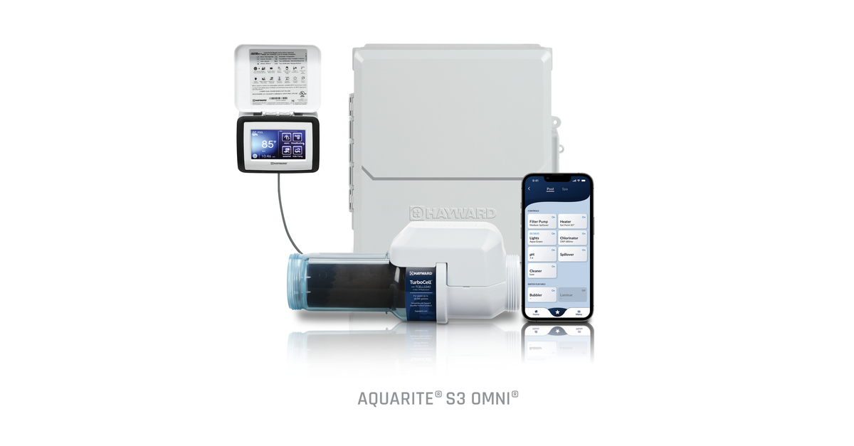 Hayward® Introduces Advanced AquaRite® S3 Salt Sanitization System