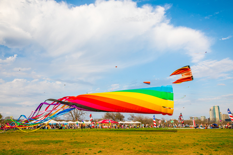 original The ABC Kite Fest, one of Austin’s most iconic traditions, today announced the event will return to Zilker Park on April 3, 2022, for its 93rd year. (Photo: Business Wire)