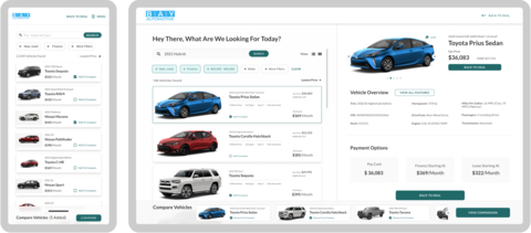 Upstart Launches New Mobile-First Auto Retail Online Platform (Graphic: Business Wire)