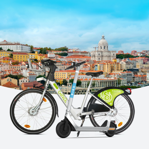The integration with Lisbon’s Gira Bike rental network and recent city launches mark Bird’s leading position in Portugal (Photo: Business Wire)
