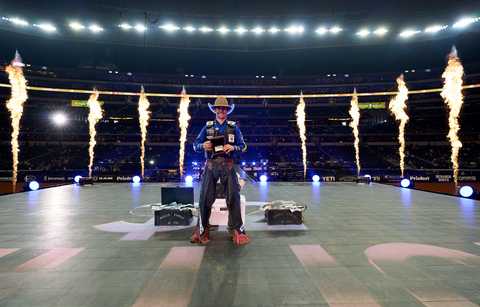 Bull Rider Kaique Pacheco Wins Historic $2.1 Million at the American Rodeo 2022, Presented by Teton Ridge (Photo: Business Wire)