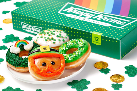 All guests wearing green can get one free O’riginal Glazed Doughnut March 16 & 17 (Photo: Business Wire)