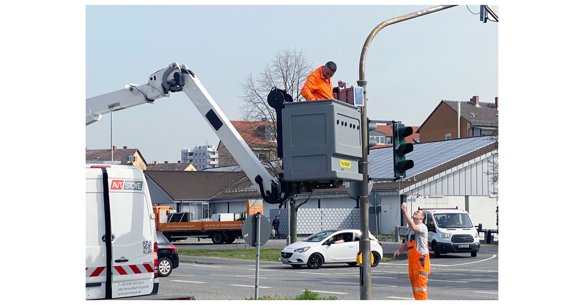 リュッセルスハイム・アム・マイン市が、市内のトラック交通モニタリングと都市の大気質改善のためにベロダインのインテリジェント