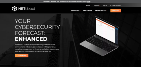 thumbnail NETdepot's new website homepage (Graphic: Business Wire)