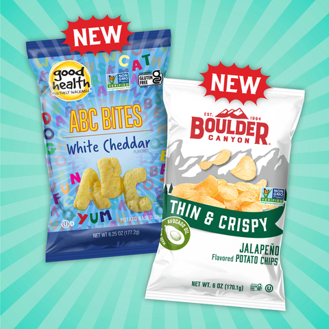 Boulder Canyon and Good Health brands release new snack food offerings at Expo West! They’re available at leading retailers across the United States on on-line at www.Utzsnacks.com. Source: Utz Brands, Inc.