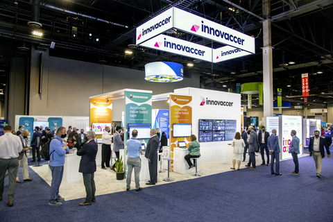 Innovaccer showcasing its products at HIMSS 2021 (Photo: Business Wire)