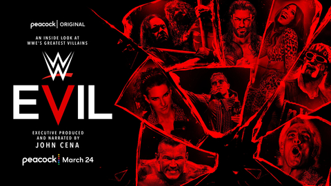 PEACOCK PRESENTS FIRST-EVER WWE ORIGINAL SERIES ‘WWE EVIL’ AVAILABLE TO STREAM EXCLUSIVELY ON MARCH 24 (Photo: Business Wire)