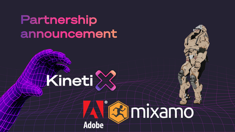 Kinetix Adobe Mixamo partnership. (Photo: Kinetix)