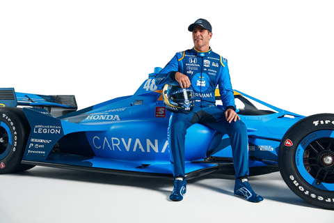 Carvana partners with Chip Ganassi Racing (CGR) and Jimmie Johnson for its second season sponsorship. (Photo: Business Wire)