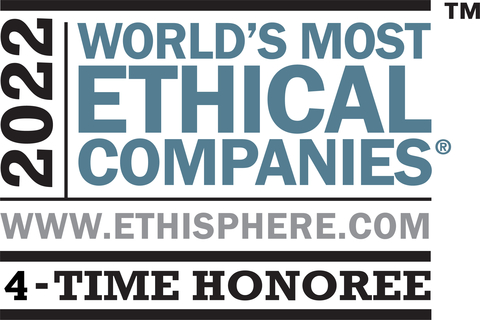 Western Digital named as one of the world's most ethical companies for the fourth year in a row. “World’s Most Ethical Companies” and “Ethisphere” names and marks are registered trademarks of Ethisphere LLC. (Graphic: Business Wire)