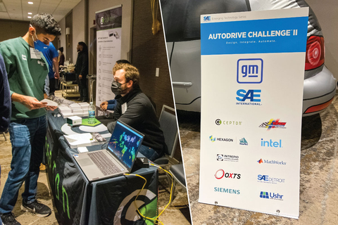 Cepton joined the AutoDrive Challenge II winter workshop in February 2022 to provide participants with onsite technical support. Photo credit: SAE International