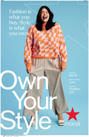 Macy's introduces its brand platform: Own Your Style (Photo: Business Wire)