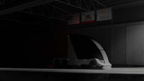 Solo Advanced Vehicle Technologies SD1 Heavy, the safest, greenest, and most efficient heavy truck purpose-built for the rapid deployment of autonomous software. (Photo: Business Wire)