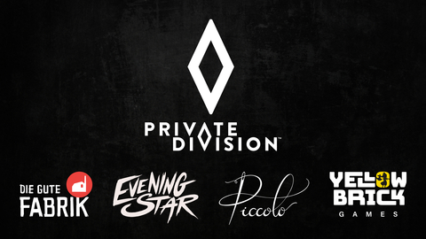 Private Division, a publishing label of Take-Two Interactive Software, Inc. (NASDAQ: TTWO), today announced that they have signed four new publishing agreements with leading independent developers Die Gute Fabrik, Evening Star, Piccolo Studio, and Yellow Brick Games. Following the recent acquisition of Roll7 in January, the unannounced titles from these four studios will add to Private Division’s portfolio of titles that includes the Kerbal Space Program franchise, OlliOlli World, The Outer Worlds, and more. (Graphic: Business Wire)