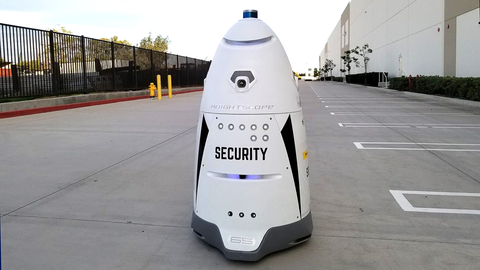 Knightscope deploys new autonomous security robot in southern California. (Photo: Business Wire)