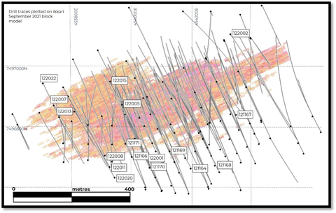 Figure 3. Location of new drilling at Ikkari (Graphic: Business Wire)