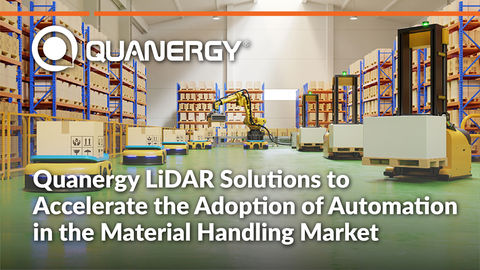 original Quanergy LiDAR Solutions to Accelerate the Adoption of Automation in the Material Handling Market (Graphic: Business Wire)