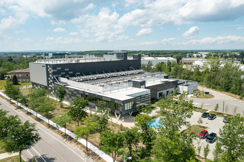 Vantage’s flagship Montreal data center sits on five acres and offers customers 11MW of critical IT capacity. (Photo: Business Wire)