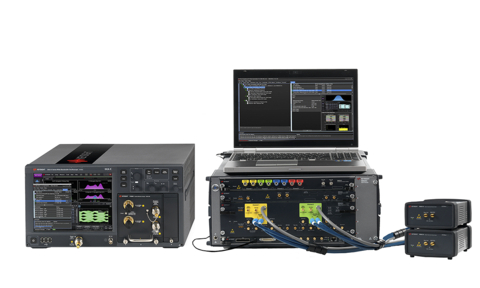 Keysight’s 112 Gbps conformance test platform enables optical transceiver manufacturers to accurately verify both the transmitter (TX) and receiver (RX) of designs that support connectivity speeds of 100 Gbps or greater. (Photo: Business Wire)