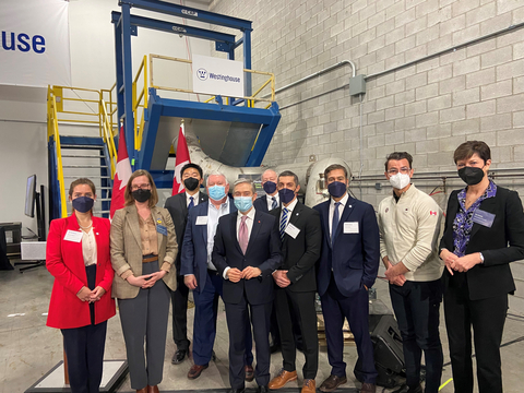 Westinghouse officials and the Honourable François-Philippe Champagne gathered today to announce an investment of C$27.2 million from the Government of Canada’s SIF. (Photo: Business Wire)