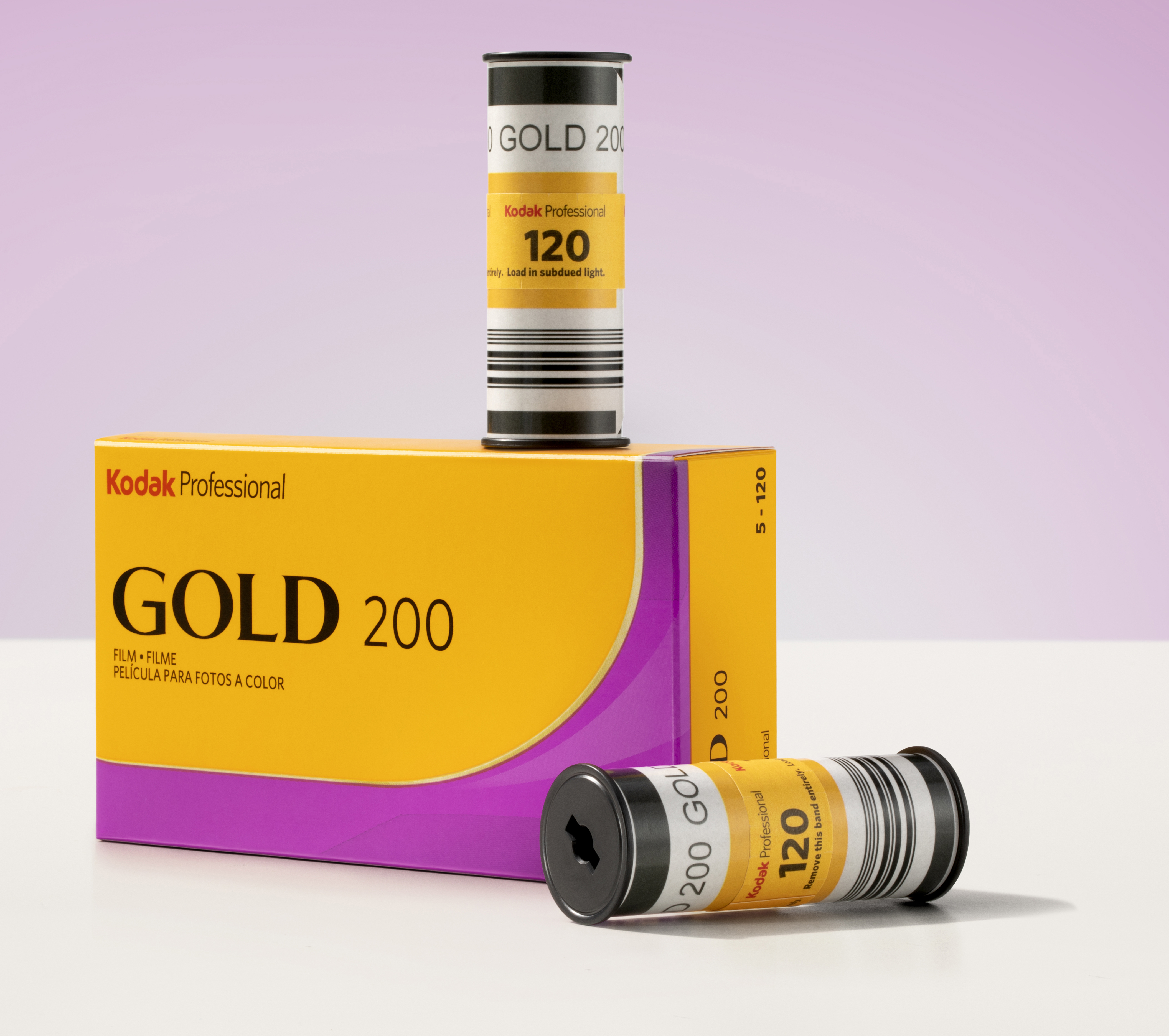 Nuevo Y En Caja 24 exposiciones 3 X Paquete De Película Kodak Gold 200 Genuino 135 35mm 