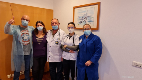 Team of Medcase doctors on the ground in Romania (Photo: Business Wire)