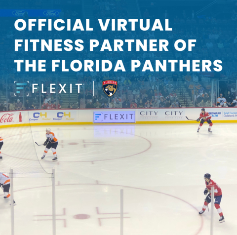 Partnership brings FlexIt, the leader in personalized virtual fitness and wellness, to the NHL (Graphic: Business Wire)