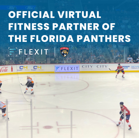 original Partnership brings FlexIt, the leader in personalized virtual fitness and wellness, to the NHL (Graphic: Business Wire)