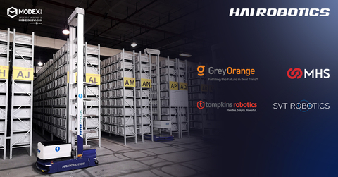 original HAI ROBOTICS' ACR systems will be showcased at Modex 2022. (Graphic: Business Wire)
