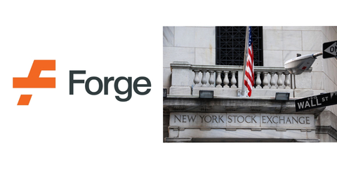 True Global Ventures' portfolio company Forge Global publicly lists on the New York Stock Exchange March 22nd, 2022 (Graphic: Business Wire)