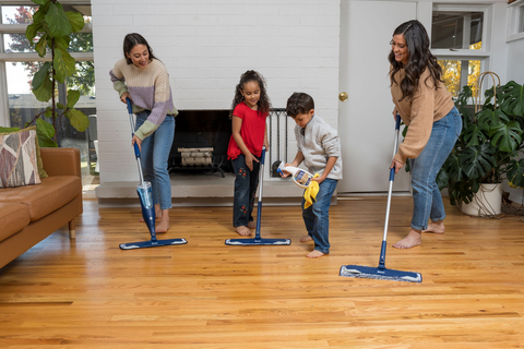 A recent Bona/Harris Poll survey of over 2,000 U.S. adults found that more than 9 in 10 Americans are planning to spring clean this year and of those, 92% are planning to do something to reduce their environmental impact. (Photo: Business Wire)