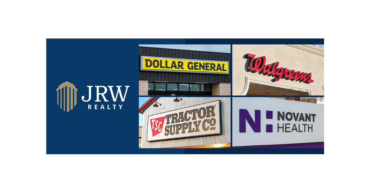 JRW Realty Sources 101 Million of NetLeased Property in February Business Wire