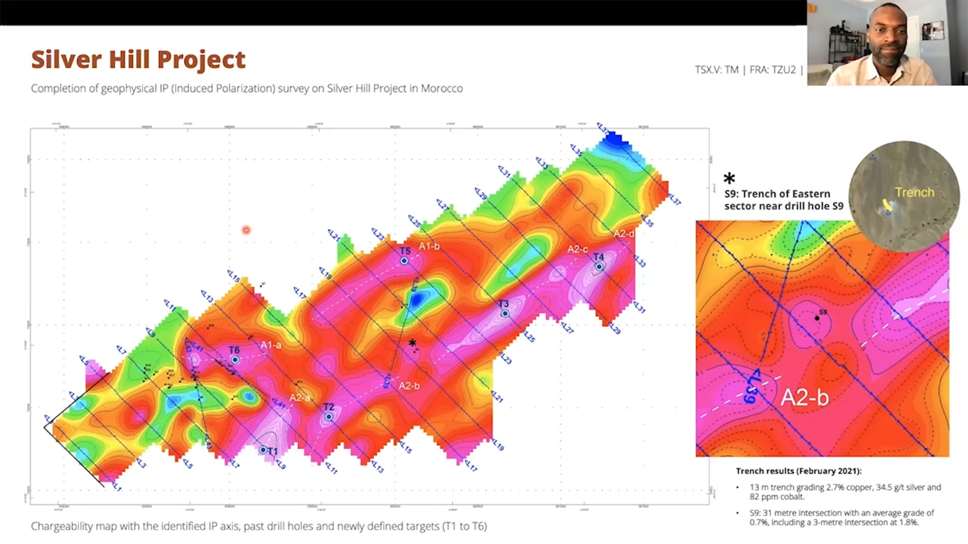 Trigon CEO explains the results of the Silver Hill geophysical survey