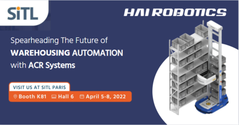 original HAI ROBOTICS to present ACR systems at SITL 2022 in Paris. (Photo: Business Wire)