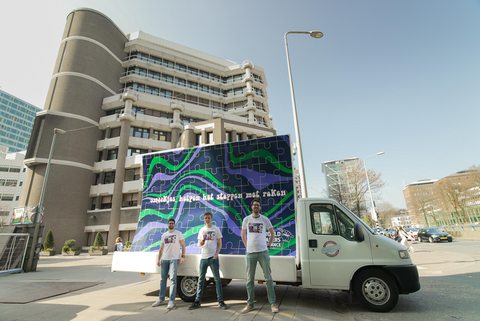 original Vapers protesteren tegen het smaakverbod (Diego Ospina Melo)