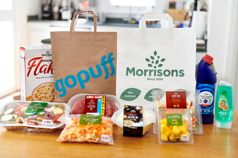A new partnership brings Morrisons' great quality fresh food, own-brand products and more to Gopuff’s platform offering fast and reliable delivery service. (Photo: Business Wire)