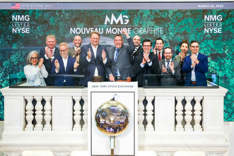On March 23, 2021, NMG's Board of Directors and Executive team rang the New York Stock Exchange Closing Bell (Photo © NYSE).