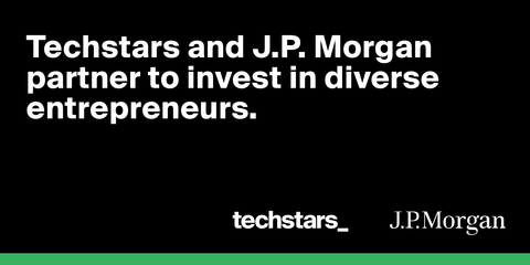 original Techstars and J.P. Morgan Partner to Invest in Diverse Entrepreneurs (Graphic: Business Wire)