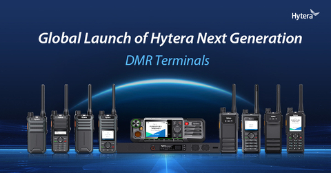 Global launch of Hytera next generation DMR terminals. (Graphic: Business Wire)