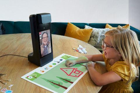 Families have a new way to stay connected thanks to Amazon Glow. (Photo: Business Wire)