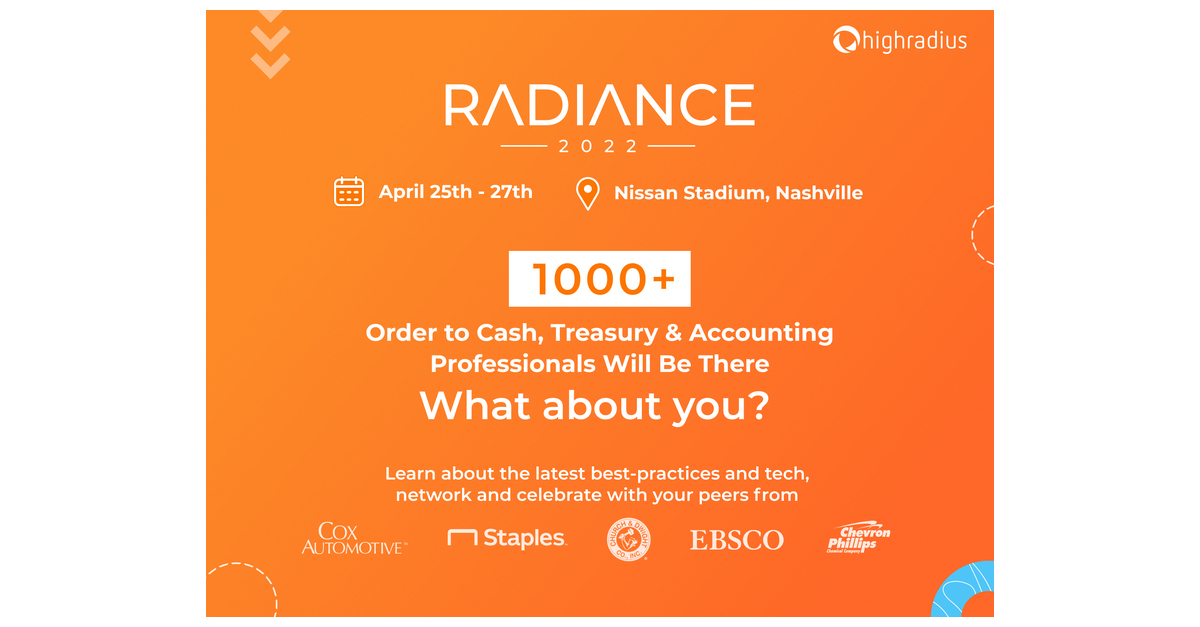 HighRadius Hosts Finance Leaders at Radiance 2022 to Discuss the Future ...