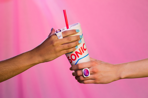 The SONIC Slush Ring, available while supplies last at SonicSwagShop.com. (Photo: Business Wire)