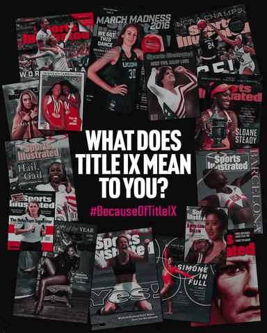 For a chance to be part of the June 2022 issue, share a photo of a moment in your life that embodies the question: What does Title IX mean to you? (Graphic: Bryce Wood)