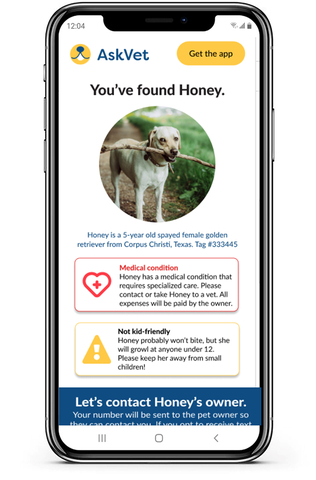 AskVet™ Launches One Pet ID™ – A Free Pet Finder Solution | Business Wire