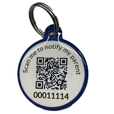 QR code on back of AskVet One Pet ID is easy to scan with any smart device. (Photo: Business Wire)
