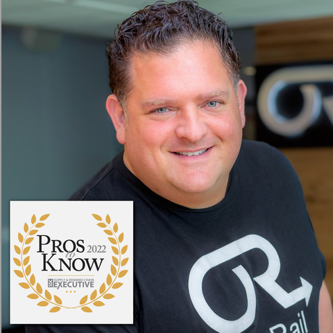 Supply & Demand Chain Executive, the premier publication covering the entire global supply chain, named OneRail CEO & Founder Bill Catania among the winners of its 2022 Pros to Know award, recognizing outstanding executives whose accomplishments offer a roadmap for other leaders looking to leverage supply chain for competitive advantage. (Photo: Business Wire)