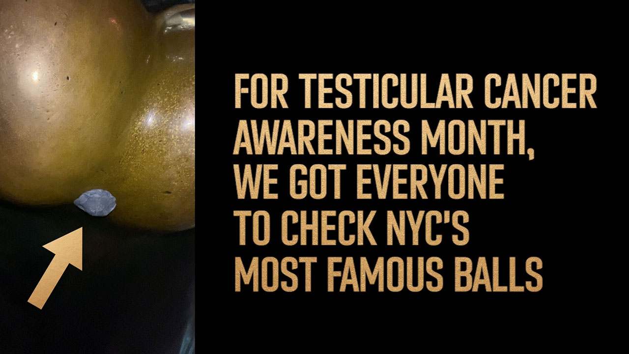 A no-bull brand activation brought to you by MANSCAPED™ and the Testicular Cancer Society. (Video: Film Director: Thereza Helena; Film assistant: Roxy Moskowitz)
